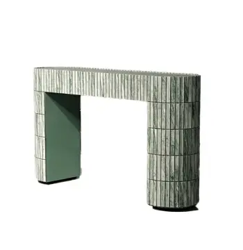 Console Table Aluminium Ming Green